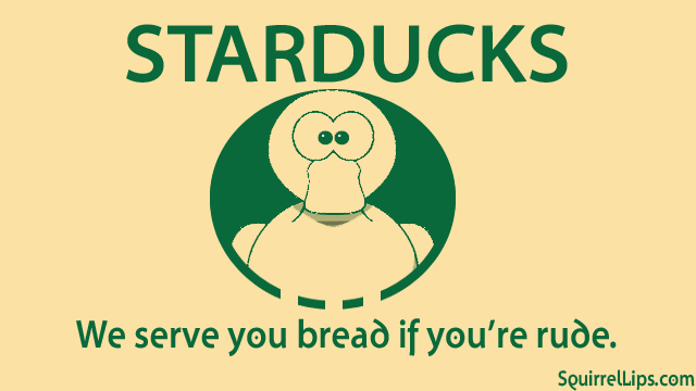 Top 6 Most Memorable Animal Advertising Slogans Of All Time 7 Parody advertisement of Starbucks coffee with a duck.